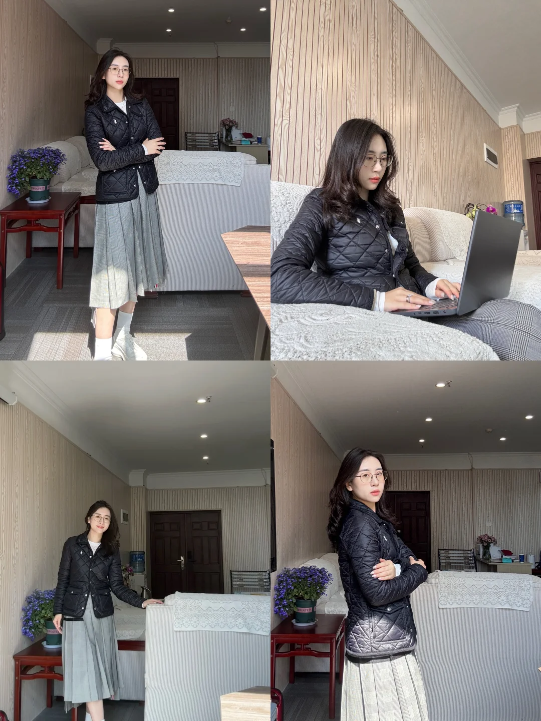 总助春天出差春城记录｜职场极简质感穿搭