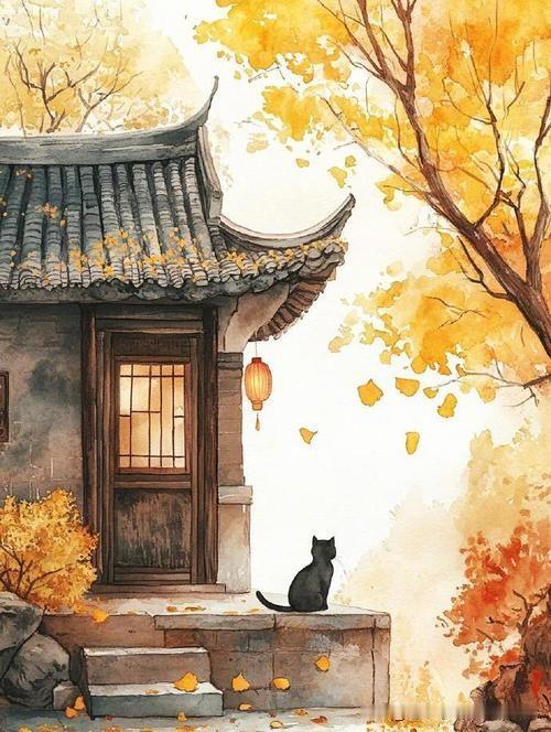 《奉赋秋凉
诗和陆长史韵》
——明.唐文凤
金井梧飘早报秋，
星流大火暑全收。