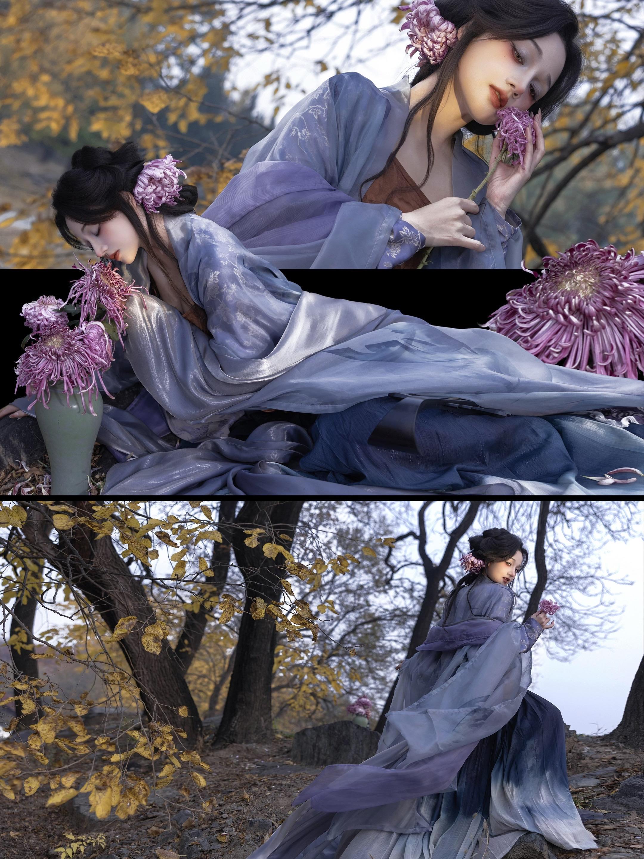 ‘ 以枝为皮、花为骨 ’