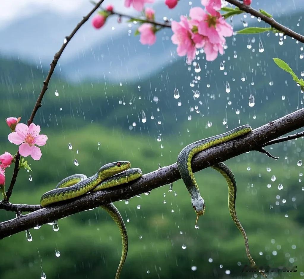惊蛰至，听一曲春雷惊梦，愿岁月载你如惊蛰的蝶，破茧成诗，岁岁安康，福泽绵长。