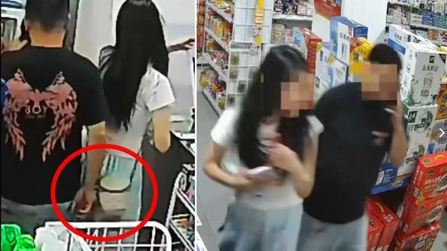 男子路过碰了一下包，女子就报警说被摸屁股，
监控还清白后，女子竟然怨监控拍不清！