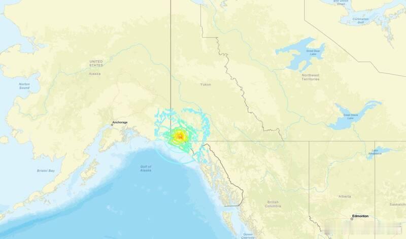 【美加边境发生7.0级浅源强震 未发布海啸警报】海外新鲜事 位于美国阿拉斯加州与