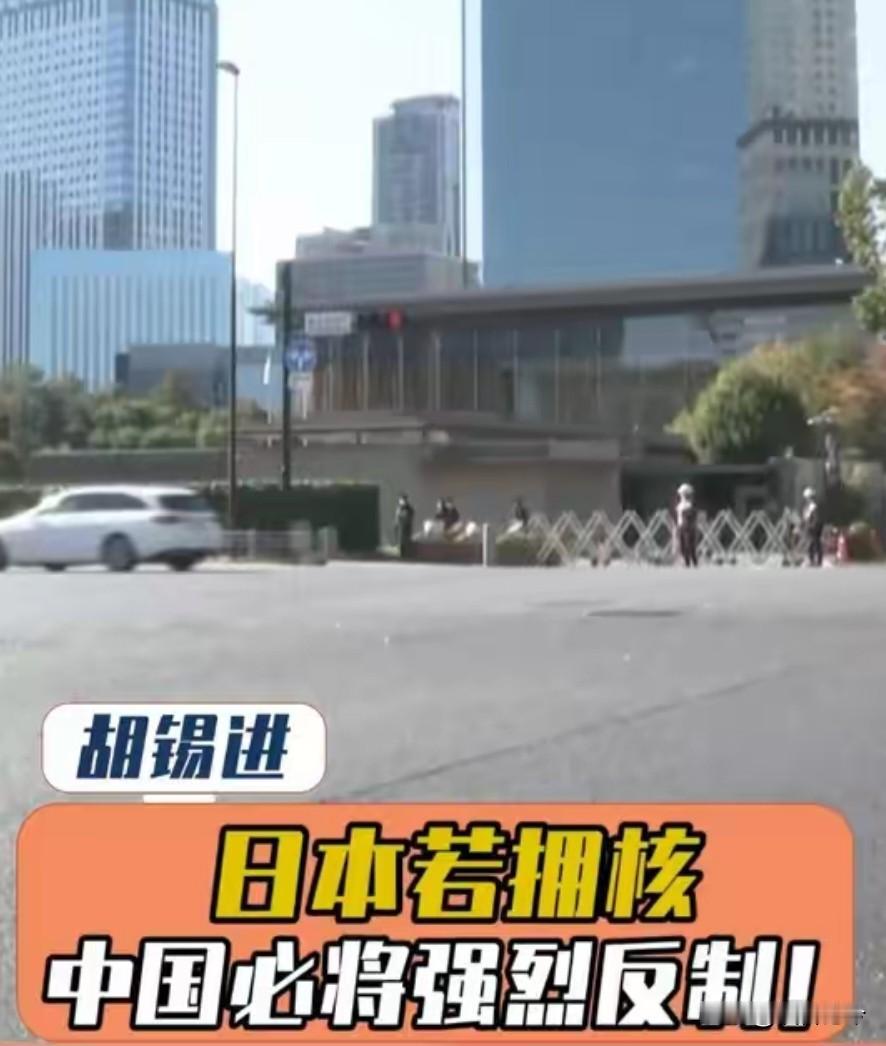 胡锡进:一旦日本确定制造核弹，事态不可挽回，中国应考虑对“不首先使用核武器”设置