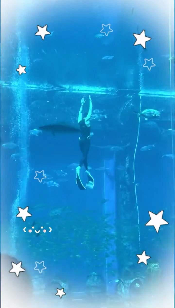 我看美男鱼就要看这样的！在水族馆偶遇的美男鱼竟然是吴磊三亚水世界偶遇吴磊