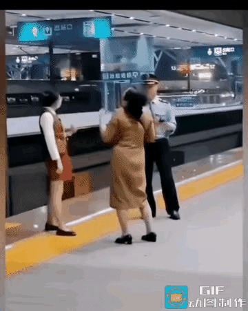 高铁可不惯撒泼巨婴！错过车门就地打滚太丢人
 
高铁即将发车车门已关闭，女子姗姗