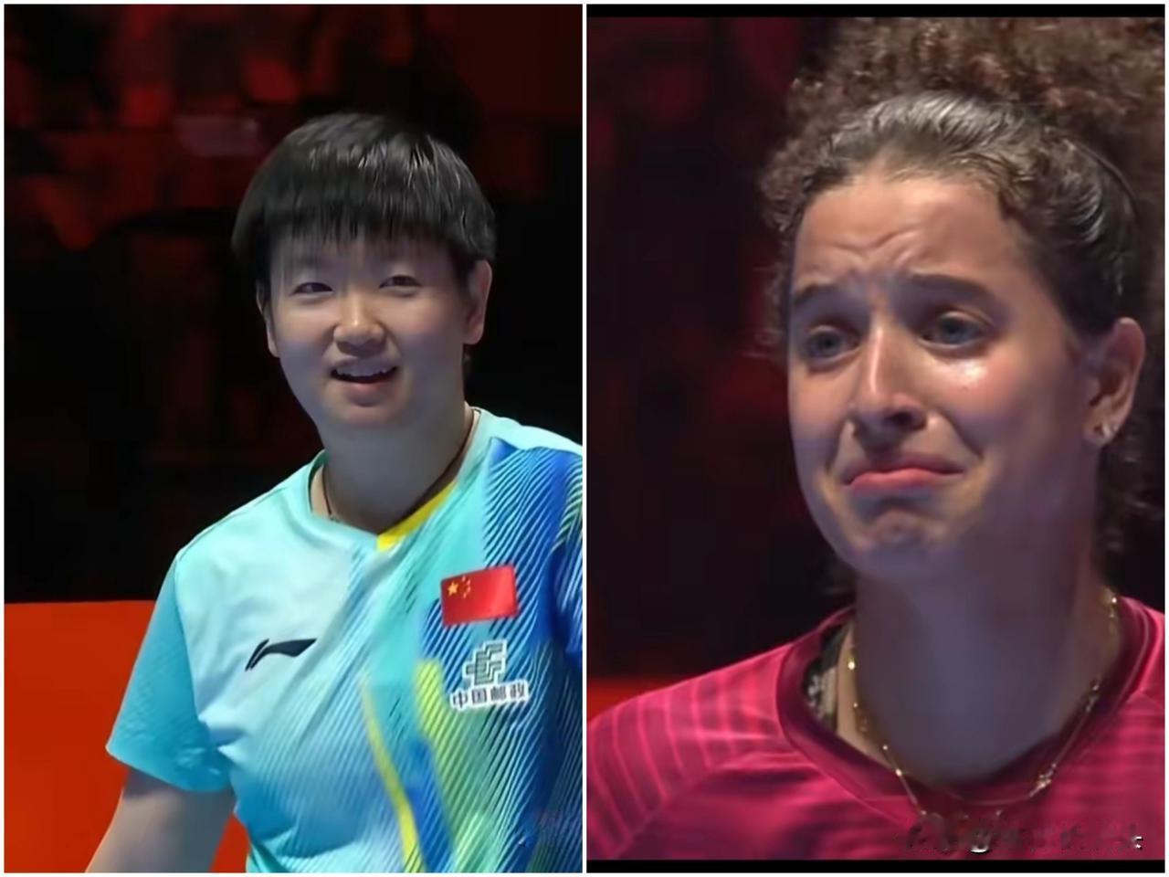 莎莎再度把对手打哭。在莎莎的乒乓球生涯里，已让日本三代女运动员都尝到了落泪的滋味