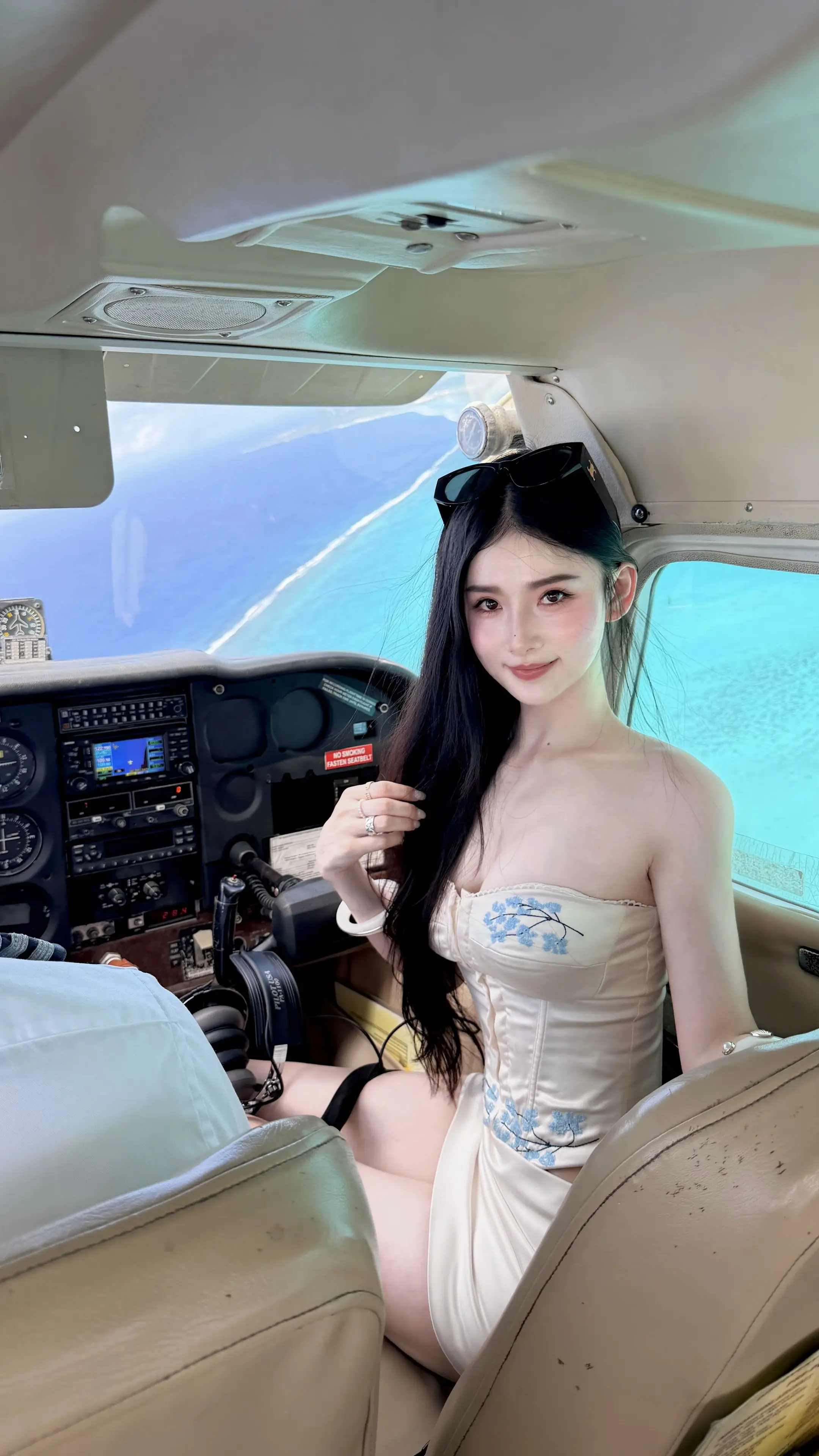 🇺🇸在塞班岛开上飞机了✈️