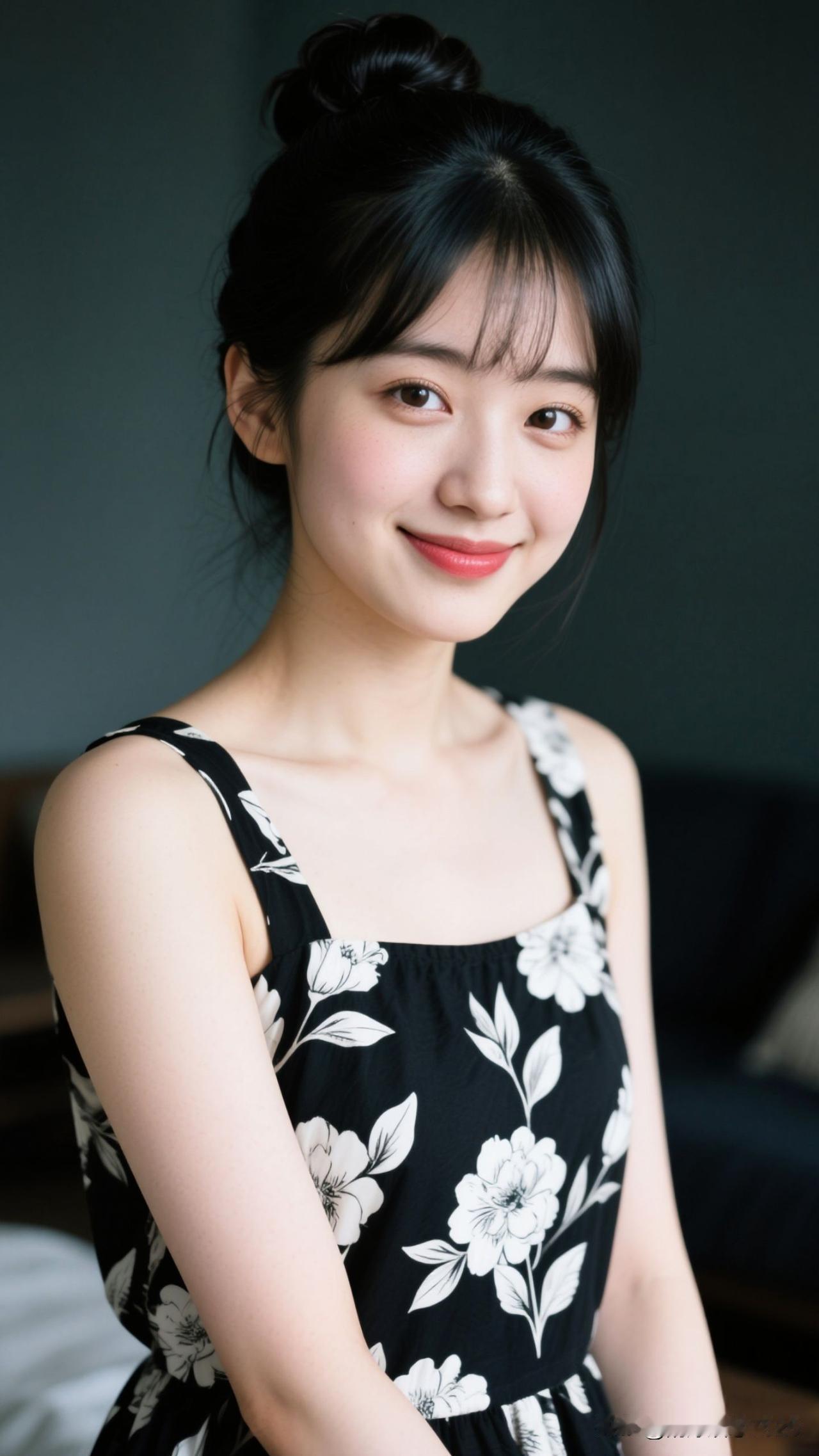 ✨ 盘扣系住东方的韵，素花驮着岁月的梦，她站在那里，就是时光里鲜活的水墨画。中国