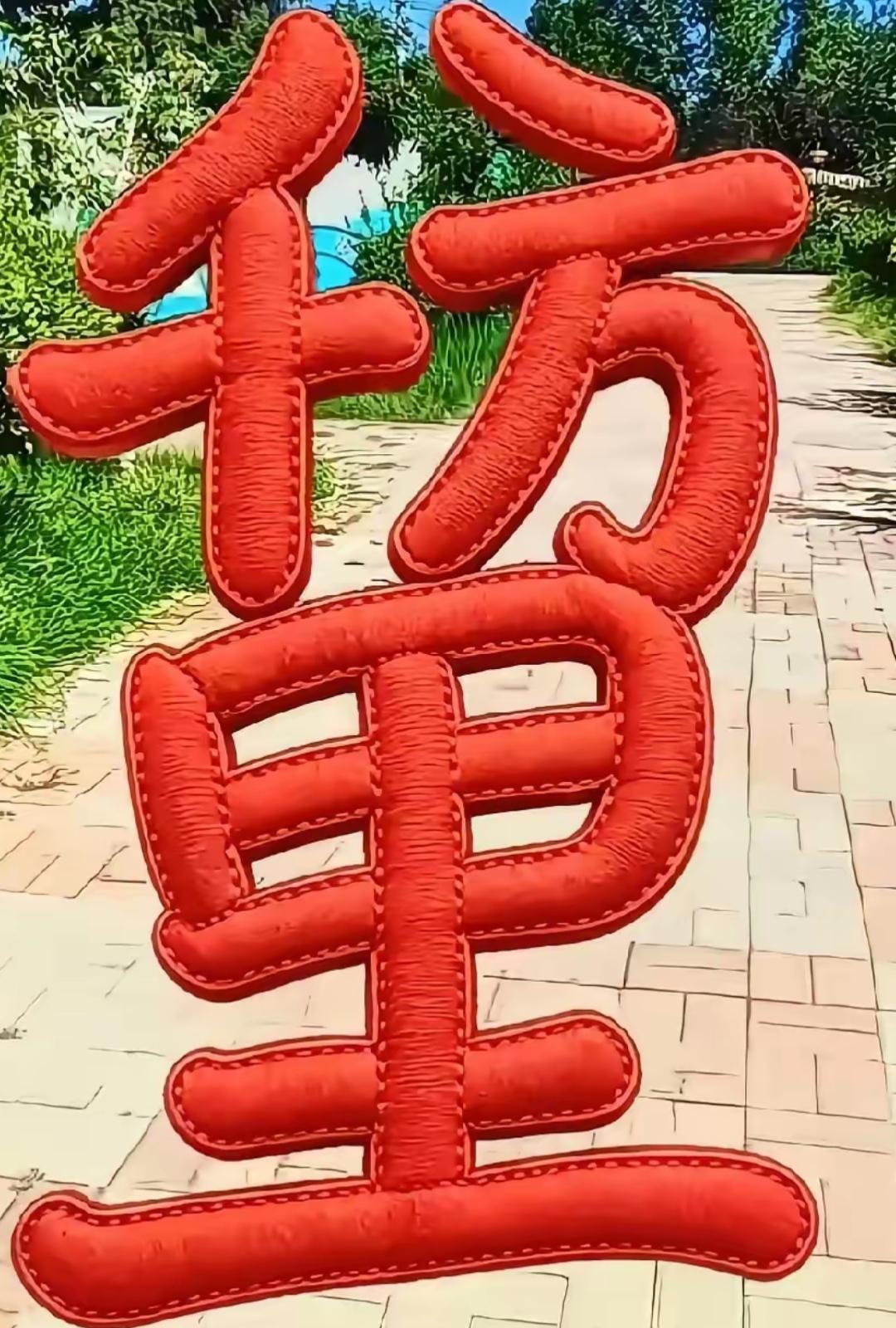 红彤彤的几个大字。有人能读出来吗？告诉大家。[作揖][玫瑰]红如意柿子