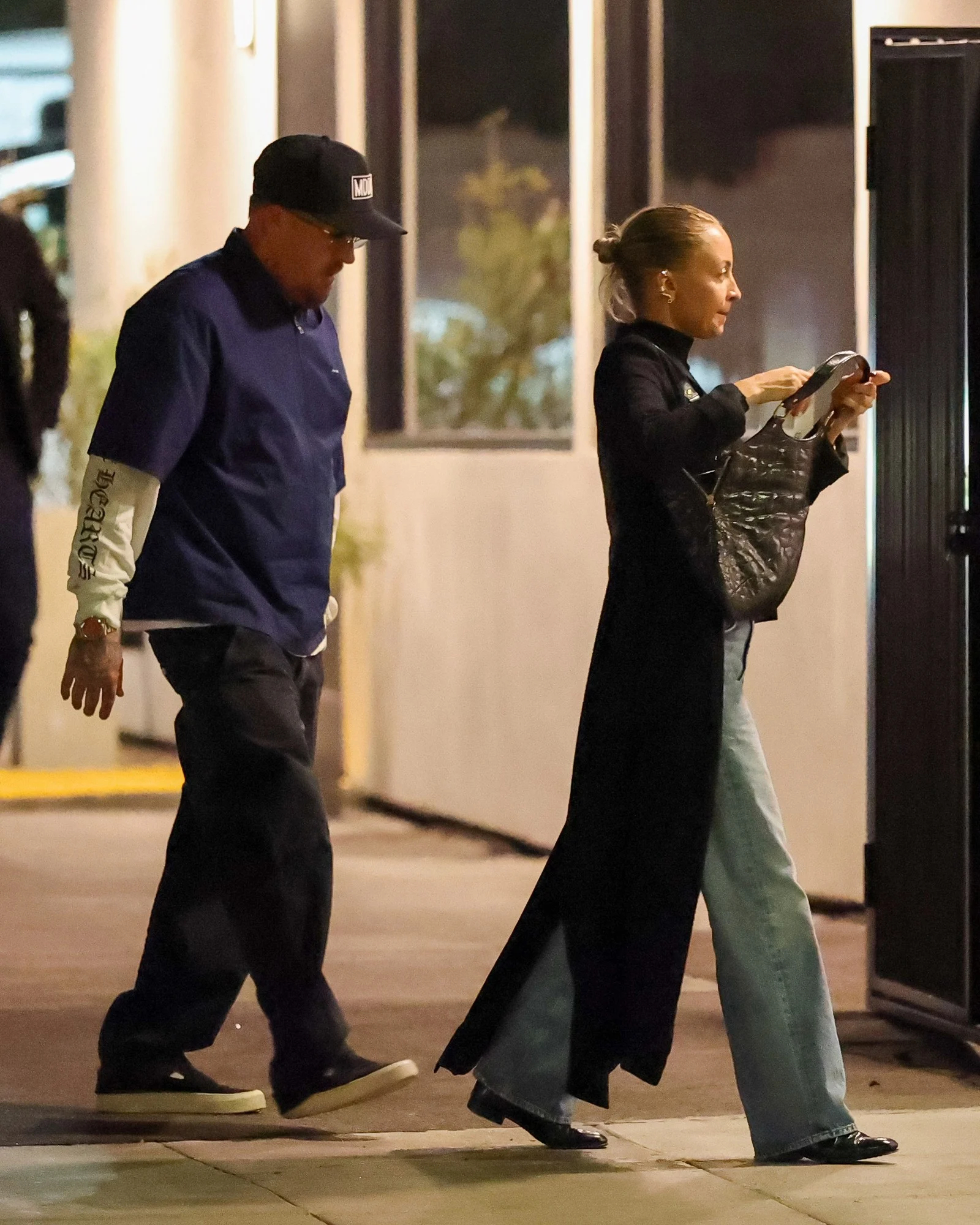 Nicole Richie和丈夫Joel Madden 11日加州Beverly
