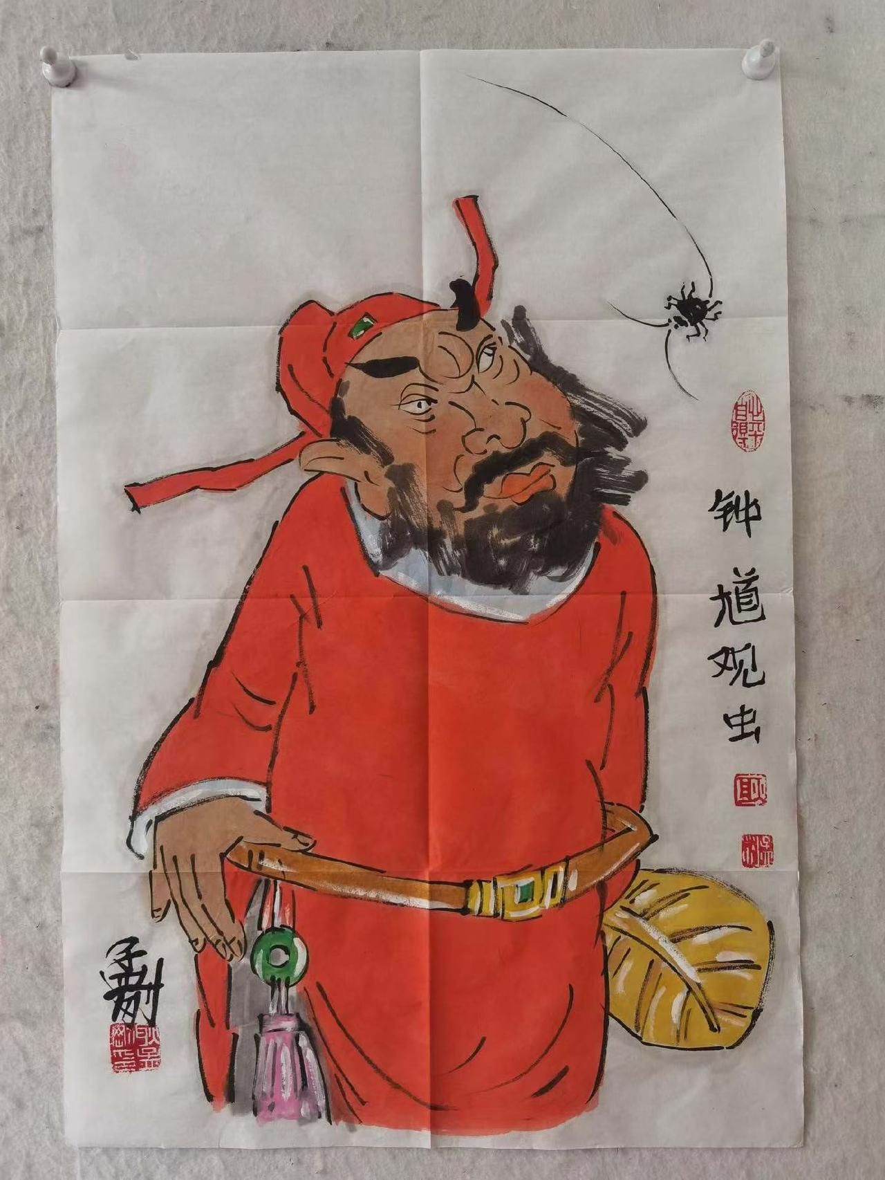 耿孟刚：笔墨里的烟火与侠气
 
当传统水墨遇上漫画趣味，耿孟刚笔下的人物总能让人