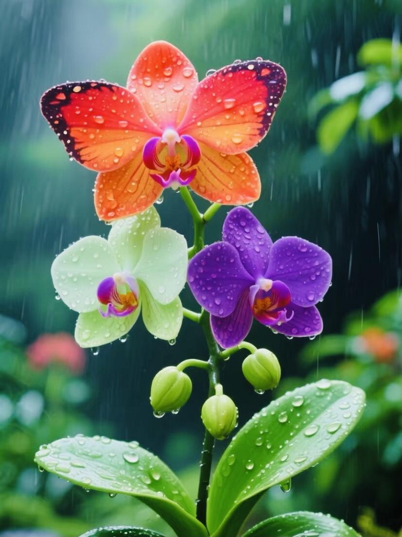 分享图片～蝴蝶兰
花飞蝶舞，芳菲绚烂
五彩缤纷，争奇斗艳