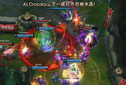 #al战胜nip# nip想要阻止al带着大龙buff推进，被打出1换5，一波结