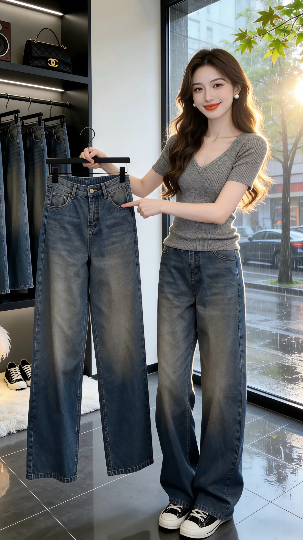 怎么将牛仔裤穿出高级感 显瘦显高显腿长裤子 一眼就爱上的神裤 早春搭配...