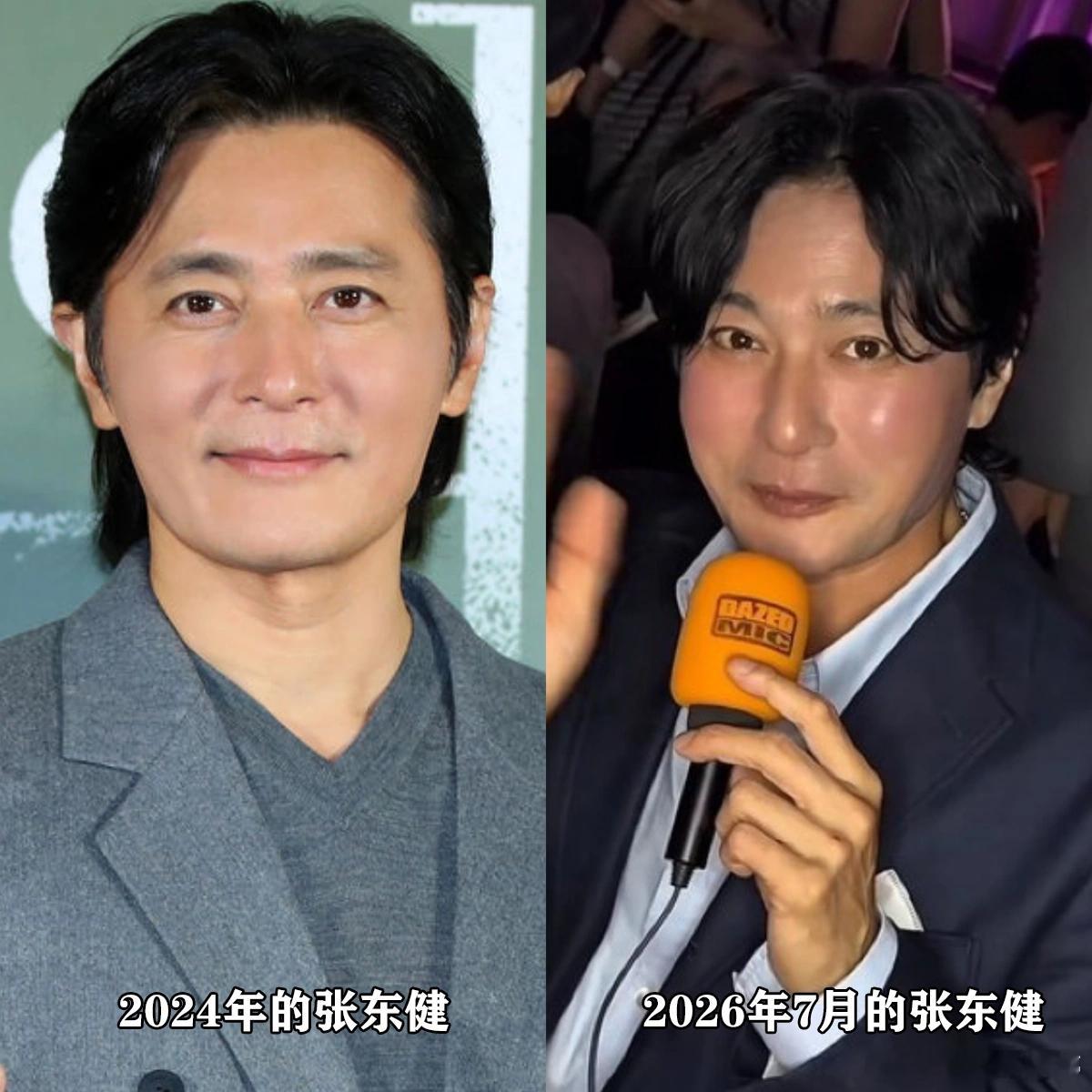 【仅仅两年时间，自曝已显老的张东健，突然恢复“紧致”童颜……网友震惊：“都没认出