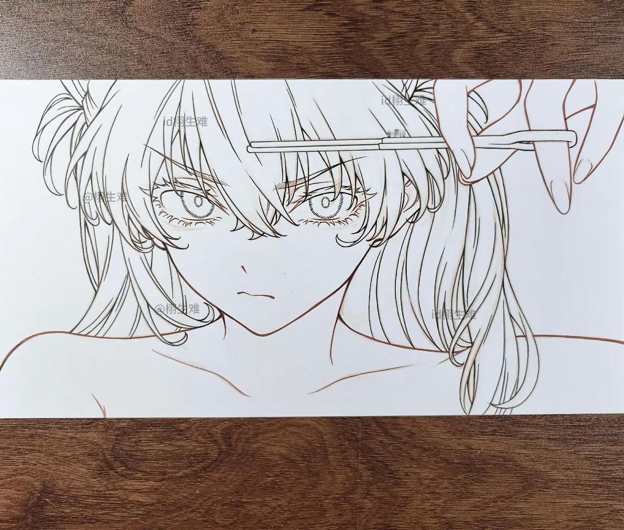 明日香. 。二创 eva 画画 手绘