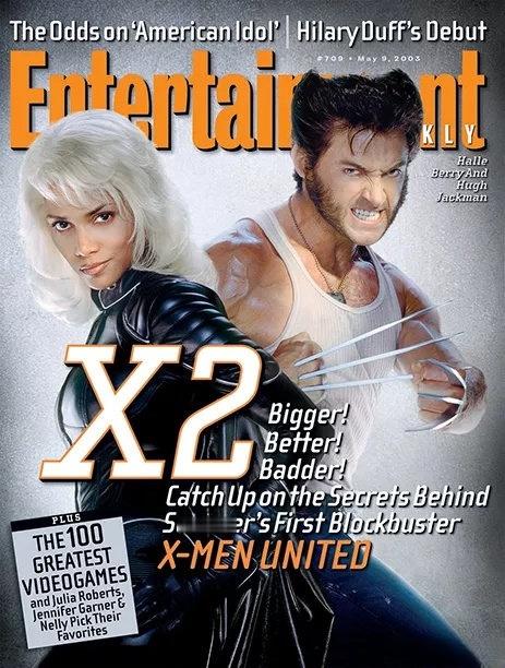 【来自投稿】《娱乐周刊》杂志2003年5月9日刊封面，封面人物是哈莉·贝瑞和休·