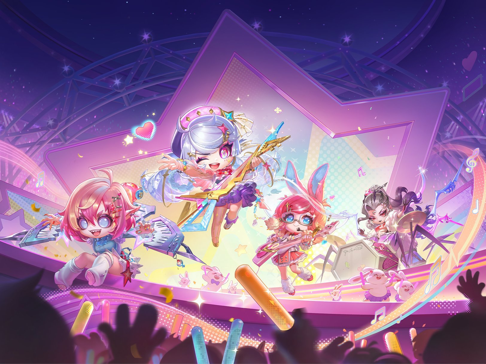 金铲铲之战离子火花 小小英雄宣传图英雄联盟 ​​​