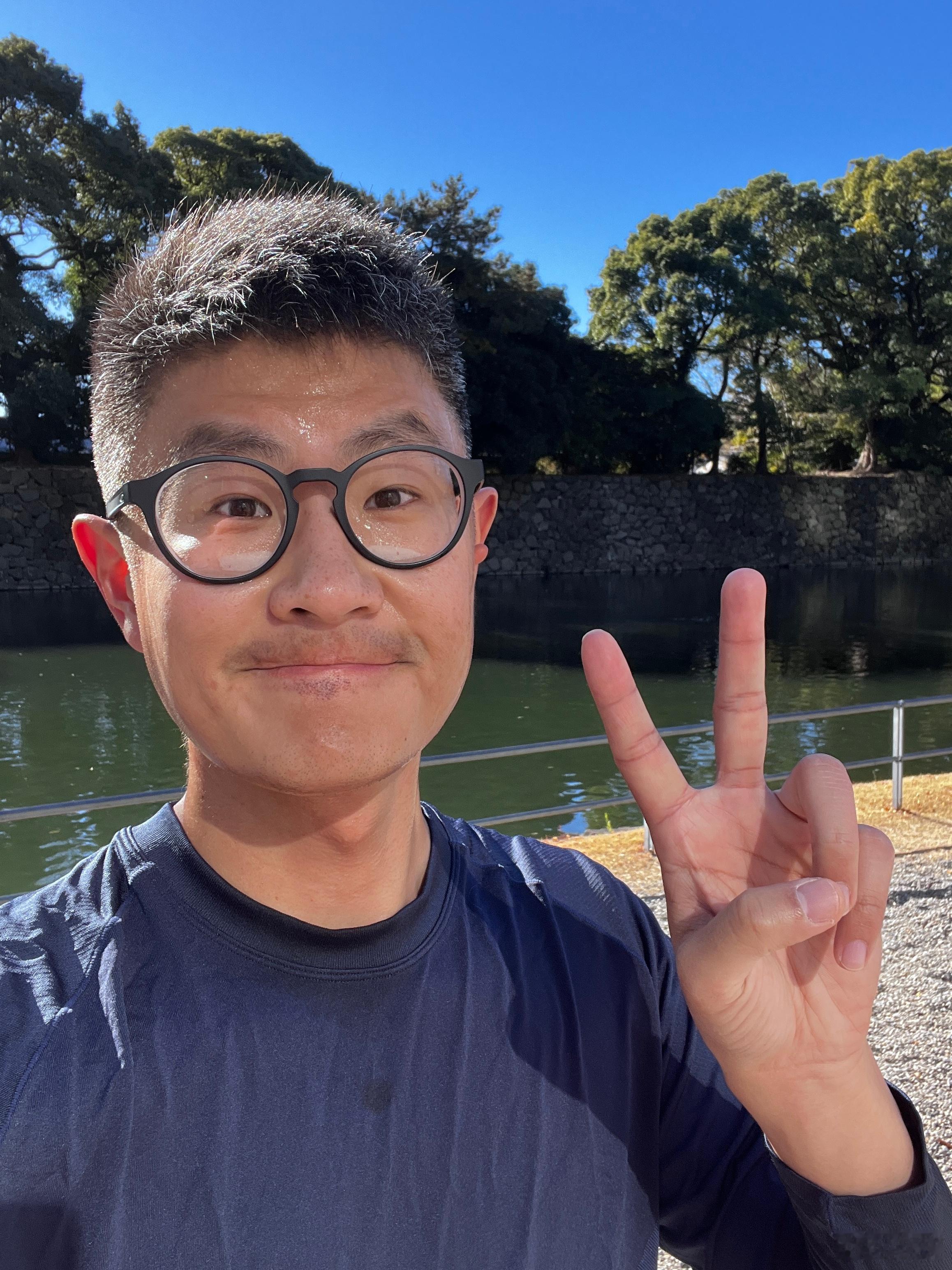 把过去一周的跑步打卡全补上，北京东京两地来回跑。 