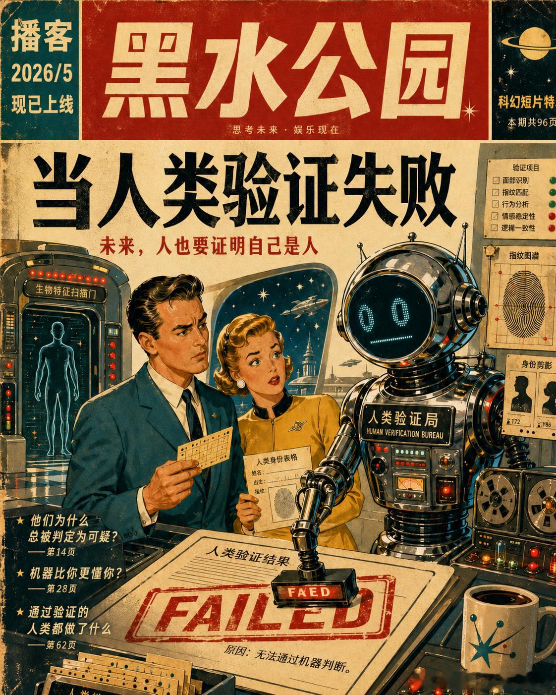 黑水免费！这期科幻短片特辑！喜欢科幻的可以直接冲：从“人类验证失败”聊到AI时代