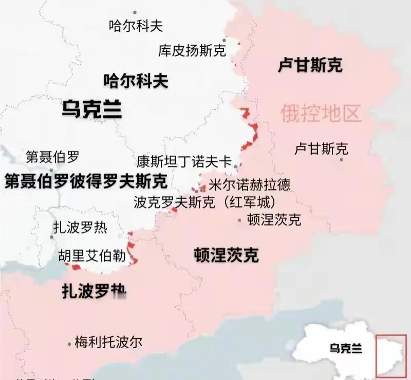 战线逼近第聂伯河

俄军下一步的目标很可能是推进到第聂伯河，把整个东岸地区都拿下