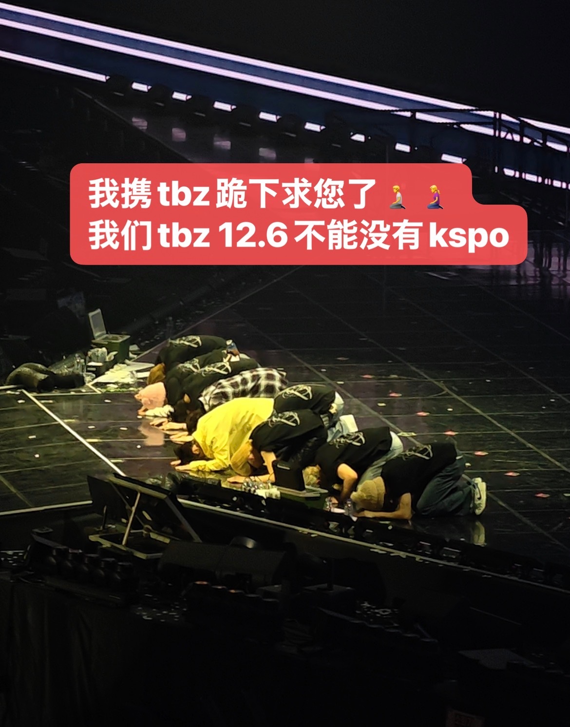 携tbz跪下了 