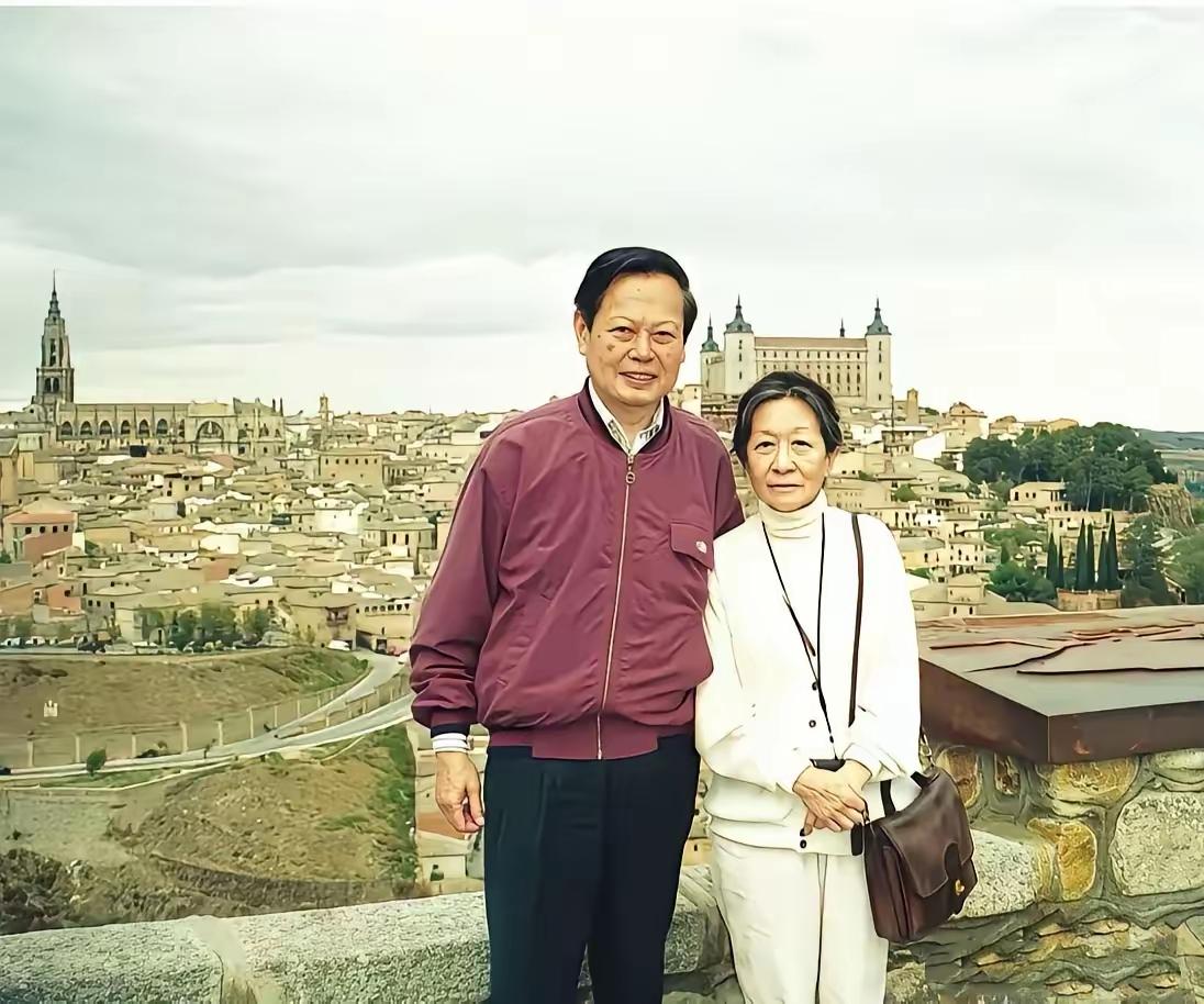 看到1993年杨振宁和第一任夫人杜致礼在西班牙托莱多游玩的照片，心里挺感慨。照片