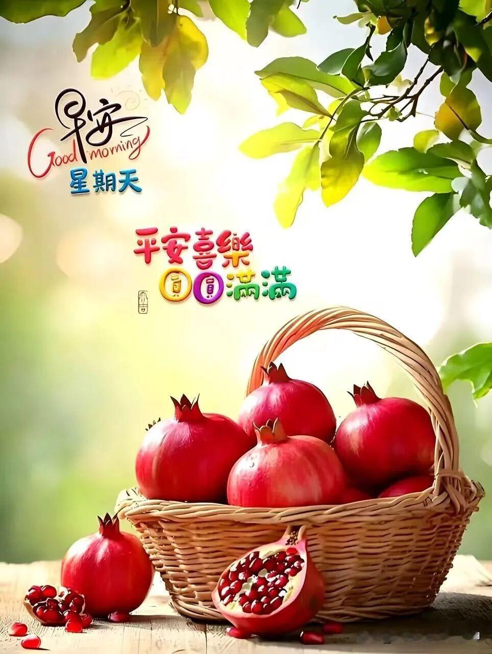 “平安喜乐，满载幸福”🍎🌿🍓