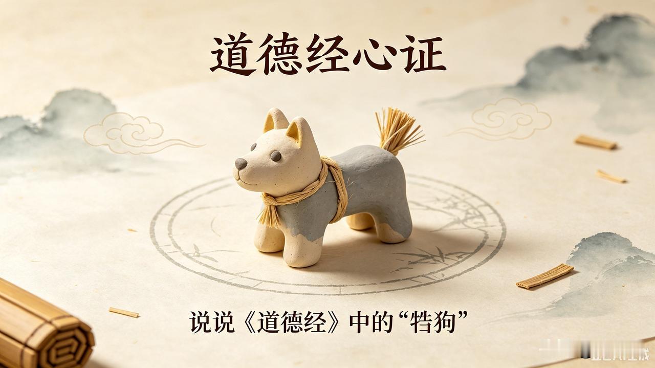 说说《道德经》中的“刍狗”

“天地不仁，以万物为刍狗；圣人不仁，以百姓为刍狗。
