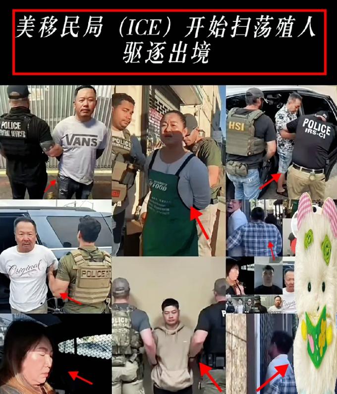 听到一则消息，

不知道是好是坏

美国移民局ICE出手了，几天前宣布将开始对非