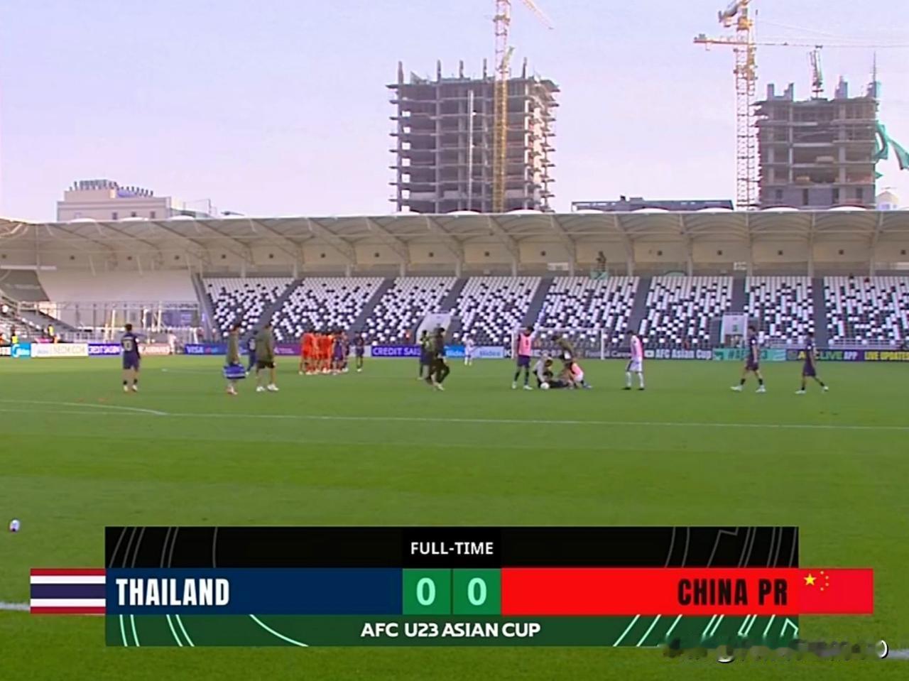 U23国足，今天长脸了！
进1球，赢1场，第1次出线。
12年来首次做到，创造历