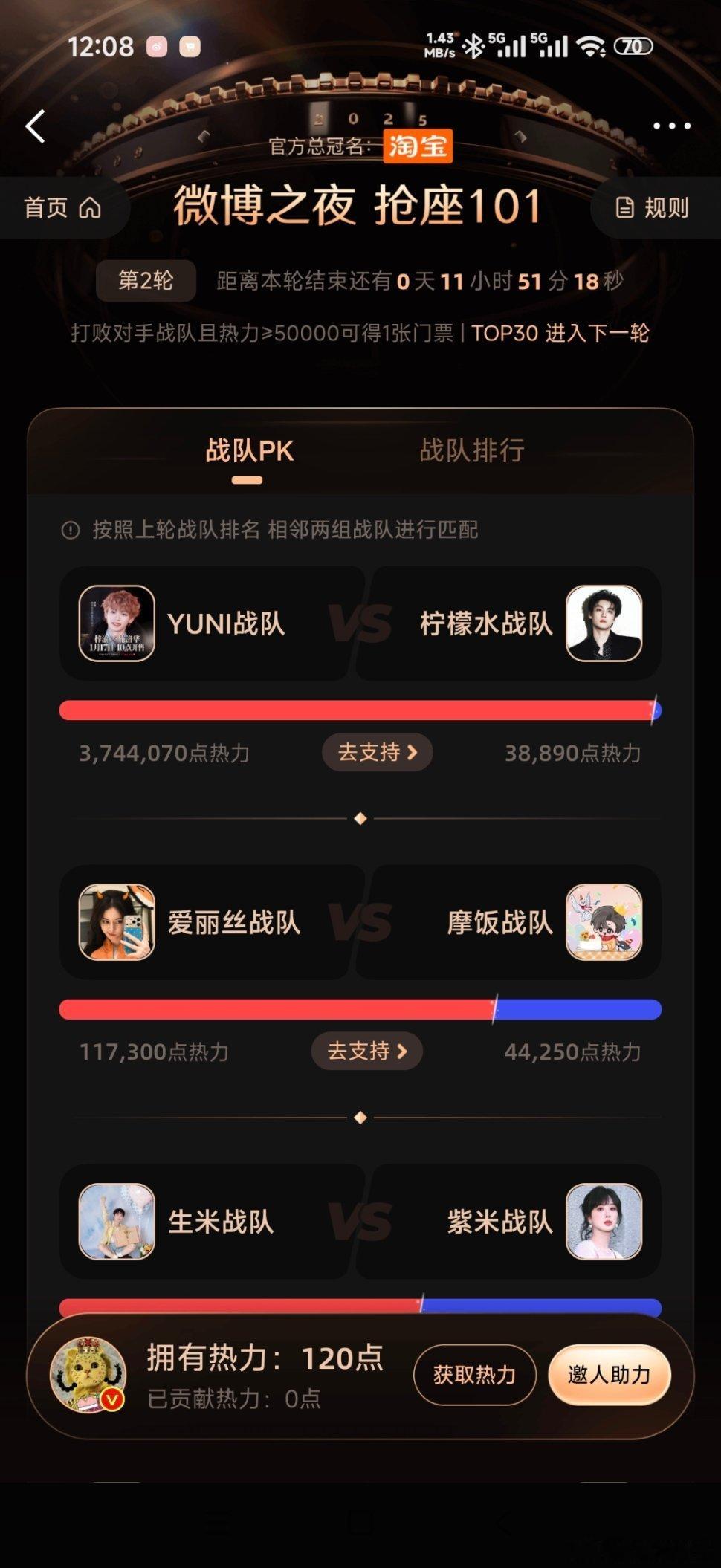 梓渝和田栩宁这热度