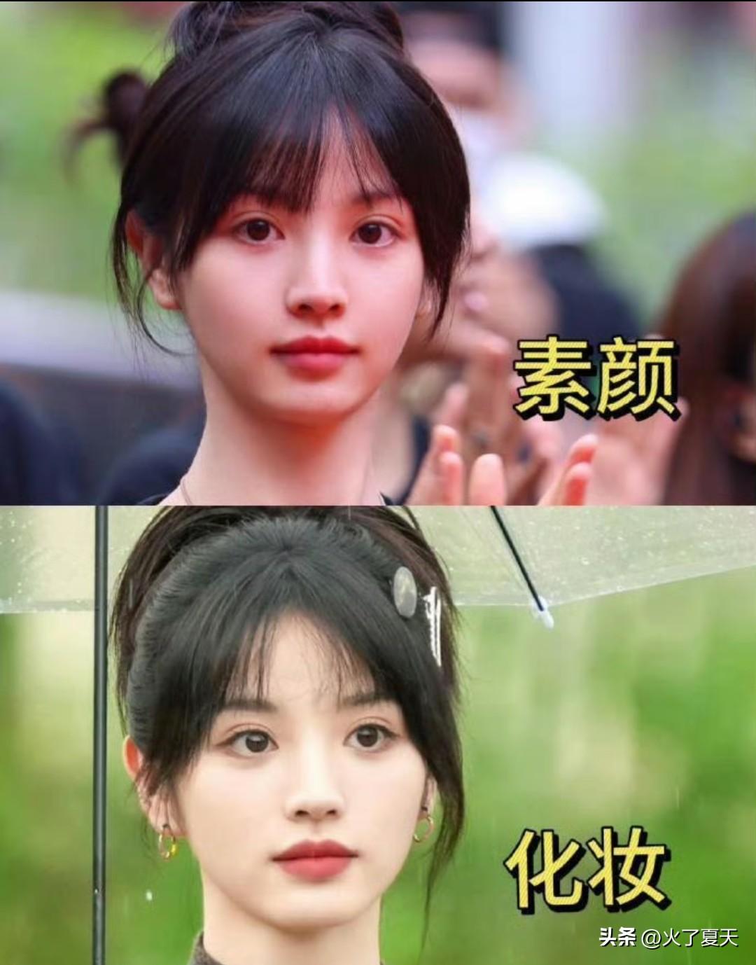 讲真的！！我有点看不懂这张脸了……有必要化妆吗 ​​​