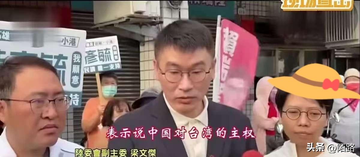 台湾“陆委会”副主委梁文杰对记者说：“每一次有国际危机的时候，他们（大陆）就这样