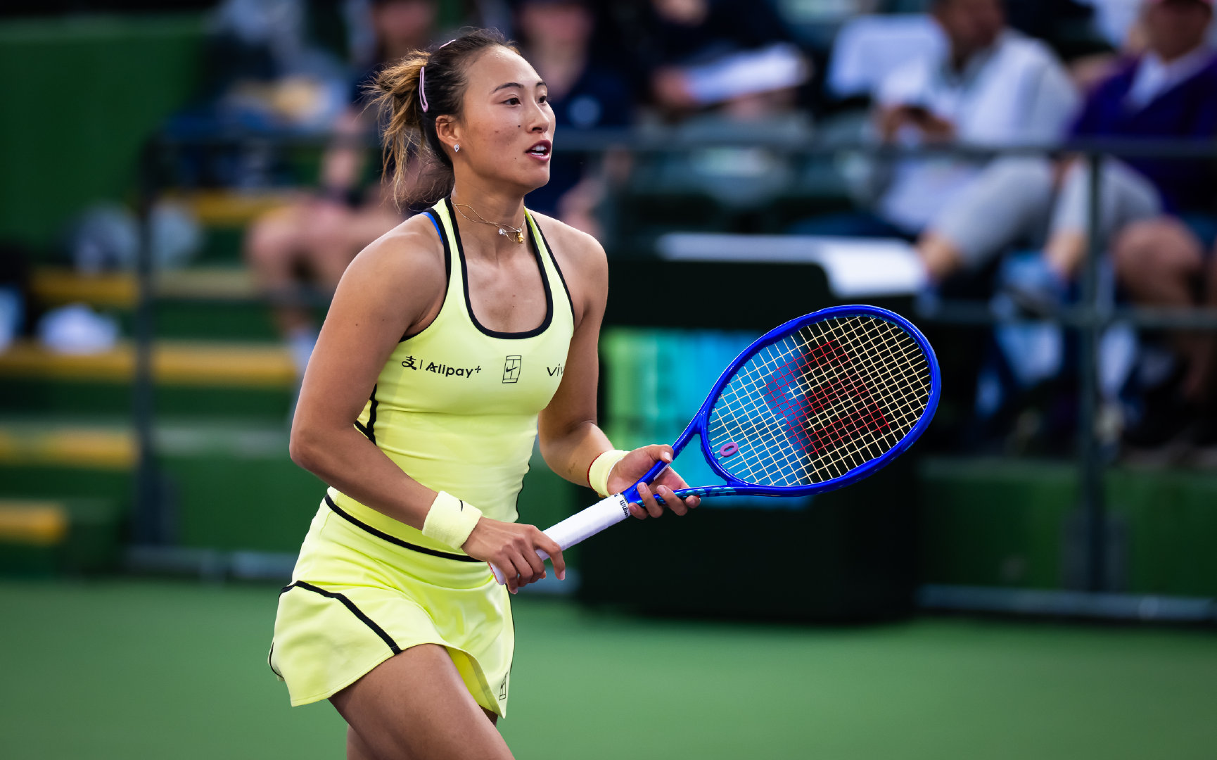 郑钦文迈阿密站开门红🔥WTA1000迈阿密站第二轮，23号种子郑钦文中途连赢八