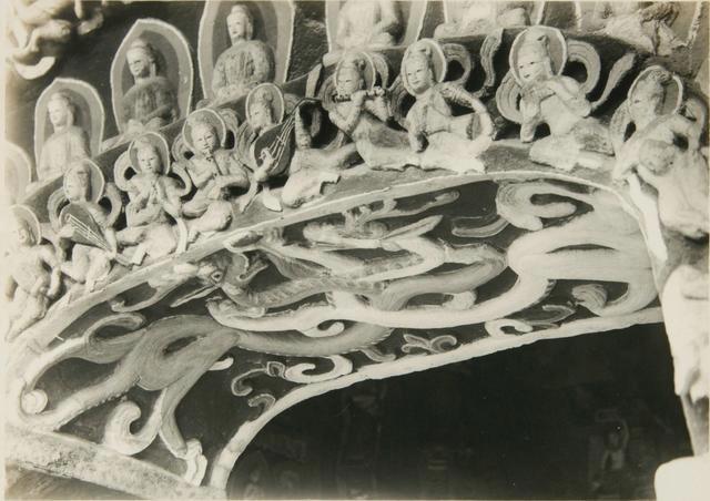 民国时期的大同，1925年云冈石窟。 ​​​