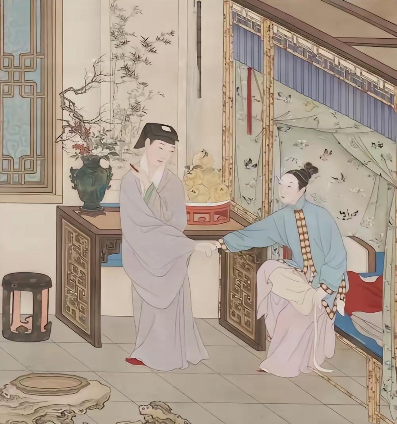 古代女子成婚之前，对男女之事完全不懂，所以出嫁前天晚上，母亲会悄悄塞给她一个东西