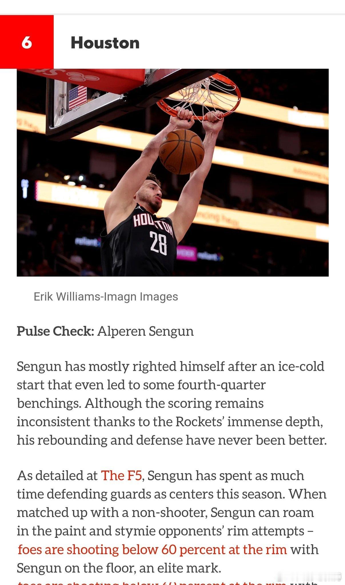 NBA官方公布了新一期实力榜排名👇👇1-5：雷霆、骑士、凯尔特人、独行侠、灰