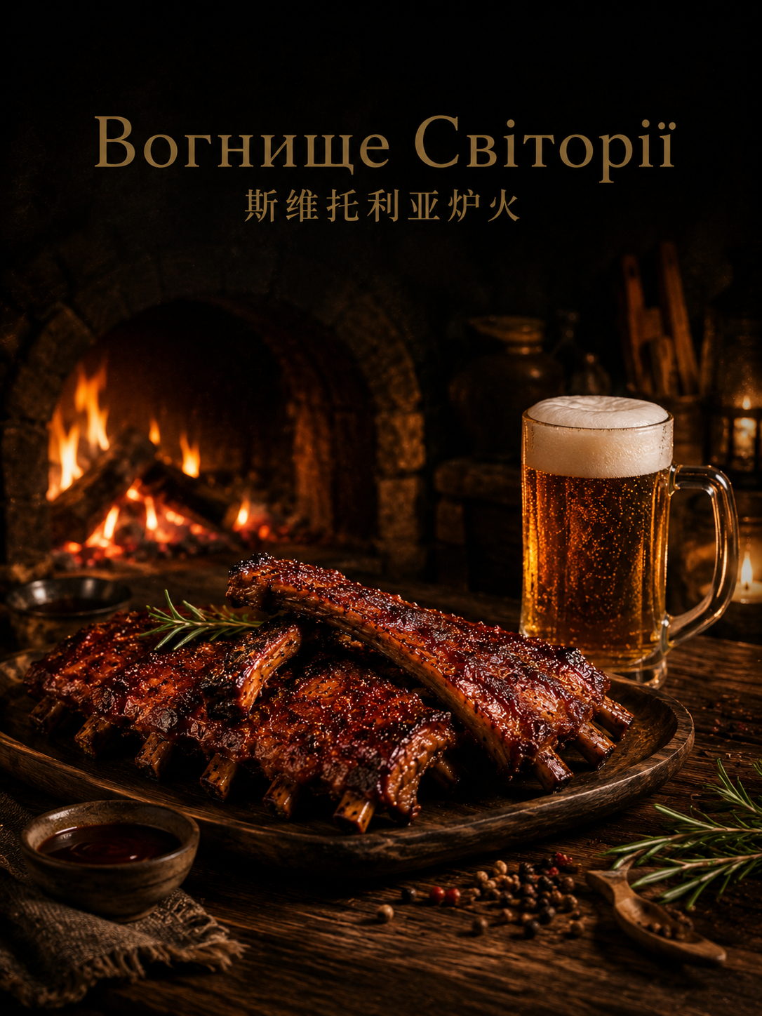 乌克兰本土餐饮连锁品牌Вогнище Світори （斯维托利亚炉火）寻找共建