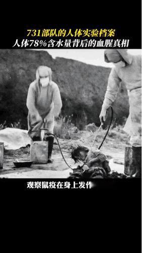 人体含水量是731把人烤干得来的数据看到这个真的是头皮发麻了，731做着常人难以
