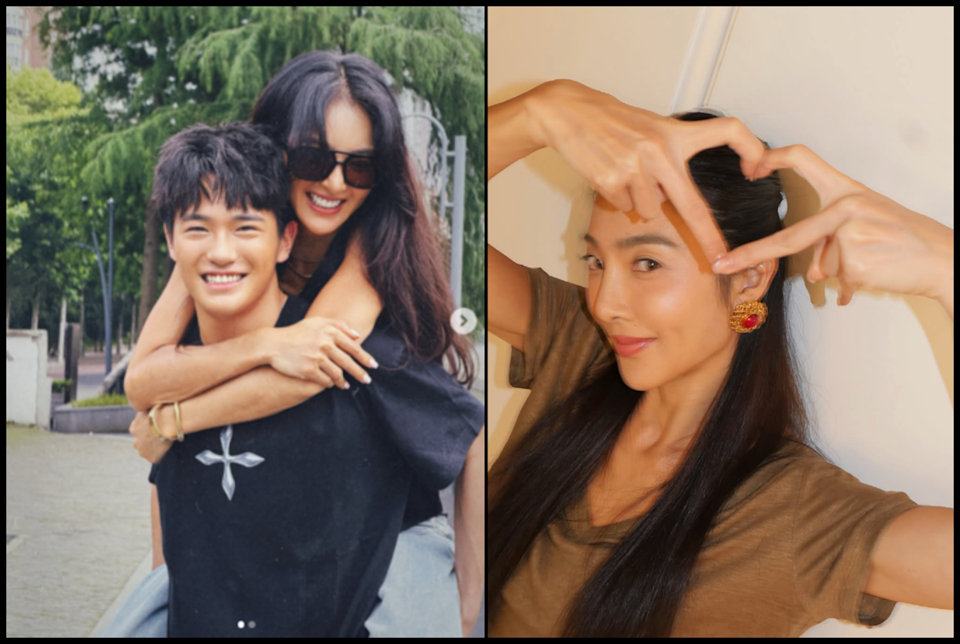 曹格儿子长这么大了曹格前妻吴速玲晒与儿子合照 当年《爸爸去哪儿》的小不点Joe快