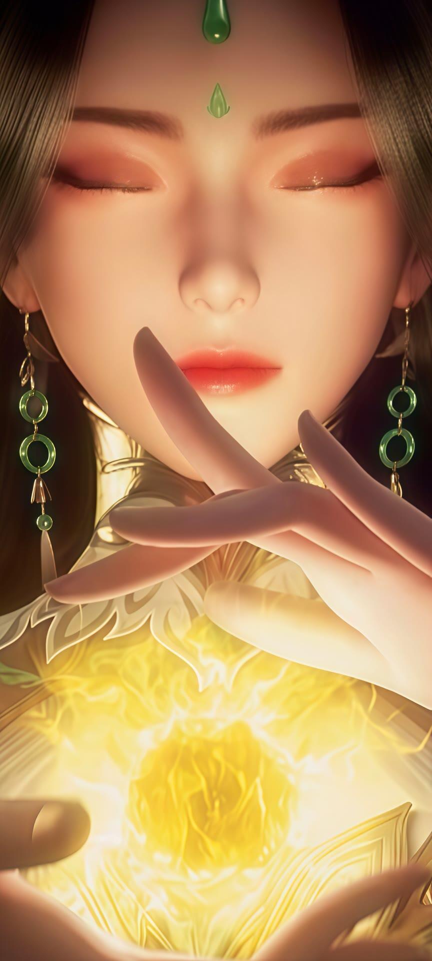 完美世界壁纸分享，最美仙王柳神。 ​​​
