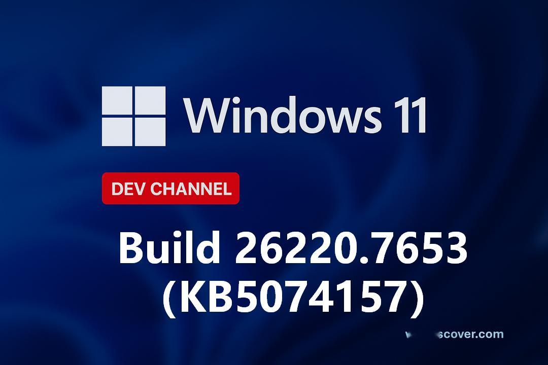 微软今日向 Dev 分支推送了新的预览版更新 Windows 11 Build 
