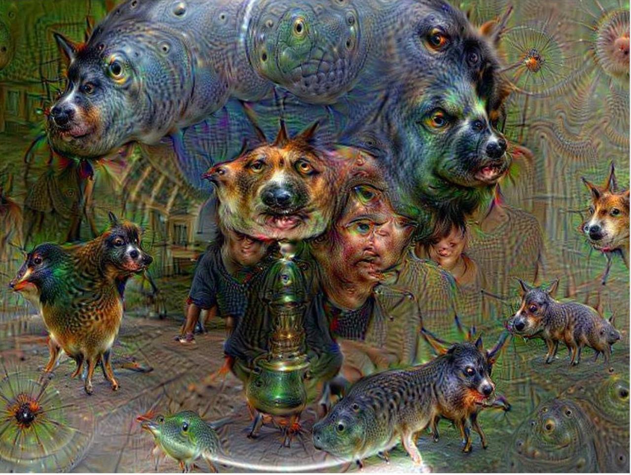 2015年最先进的生成式AI图像—— Deep Dream：