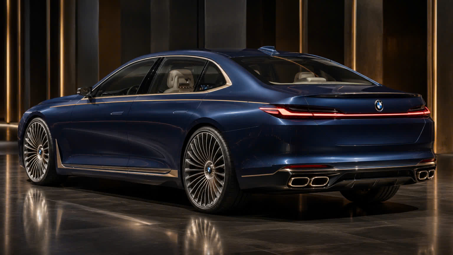 宝马  上周，Vision BMW Alpina发布，这是一个类似8系的概念，预