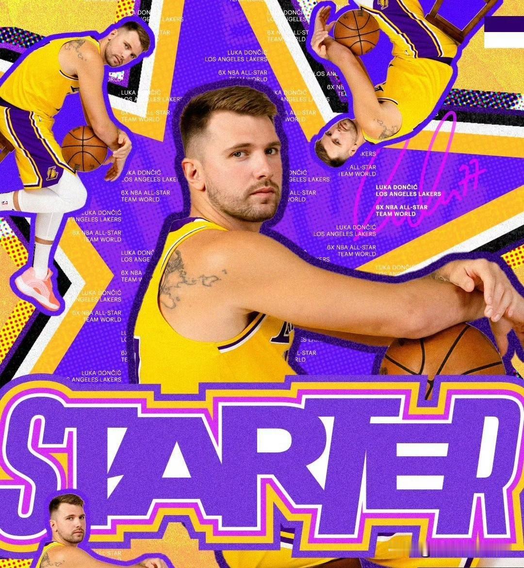 2026年全明星票王东契奇，詹姆斯无缘西部全明星首发！
过去十年NBA全明星票王