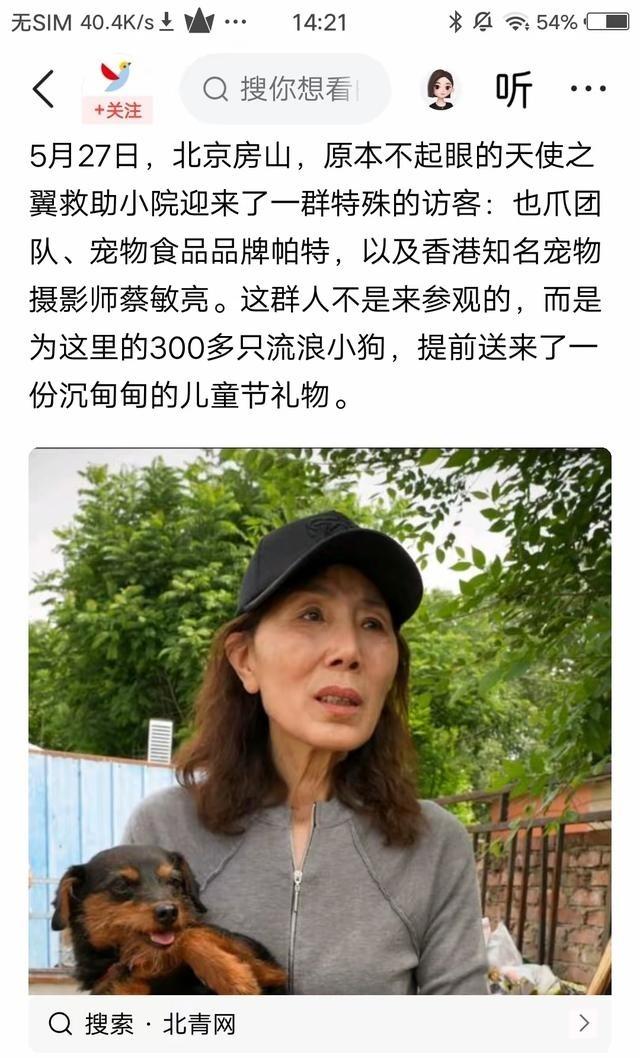北青网六一发流浪狗报道惹众怒，事后还装死不回应。老奶奶救狗是好事，但硬蹭儿童节把
