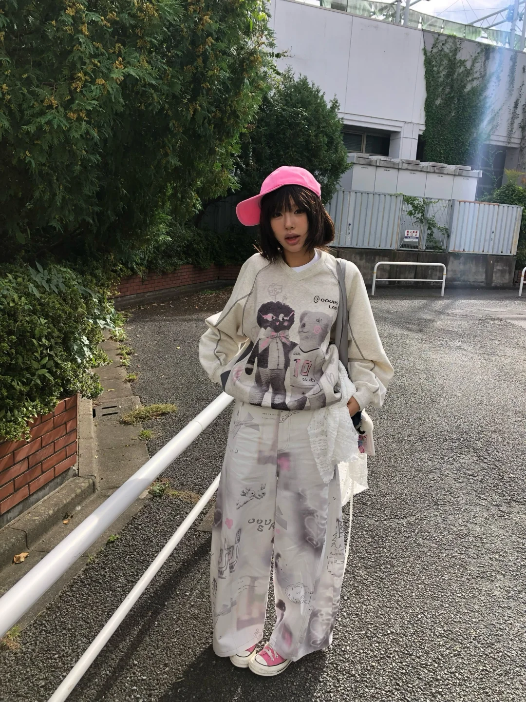 路边晒太阳