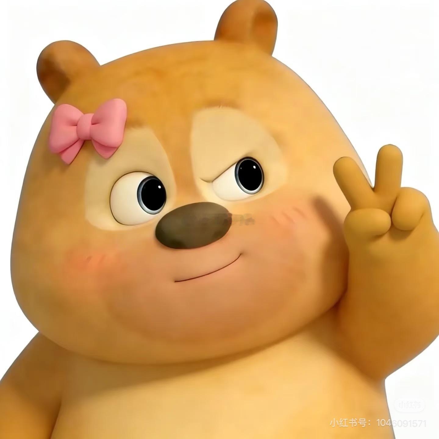 好可爱的熊二 