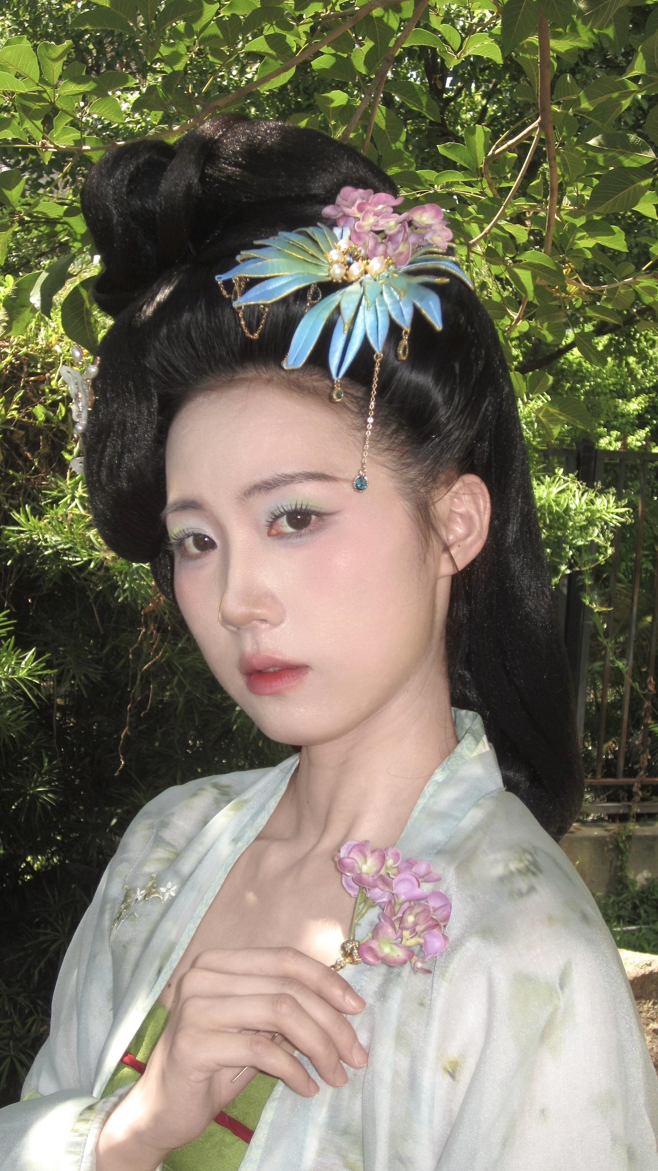 汉服造型 唐风发型 妆造唐风